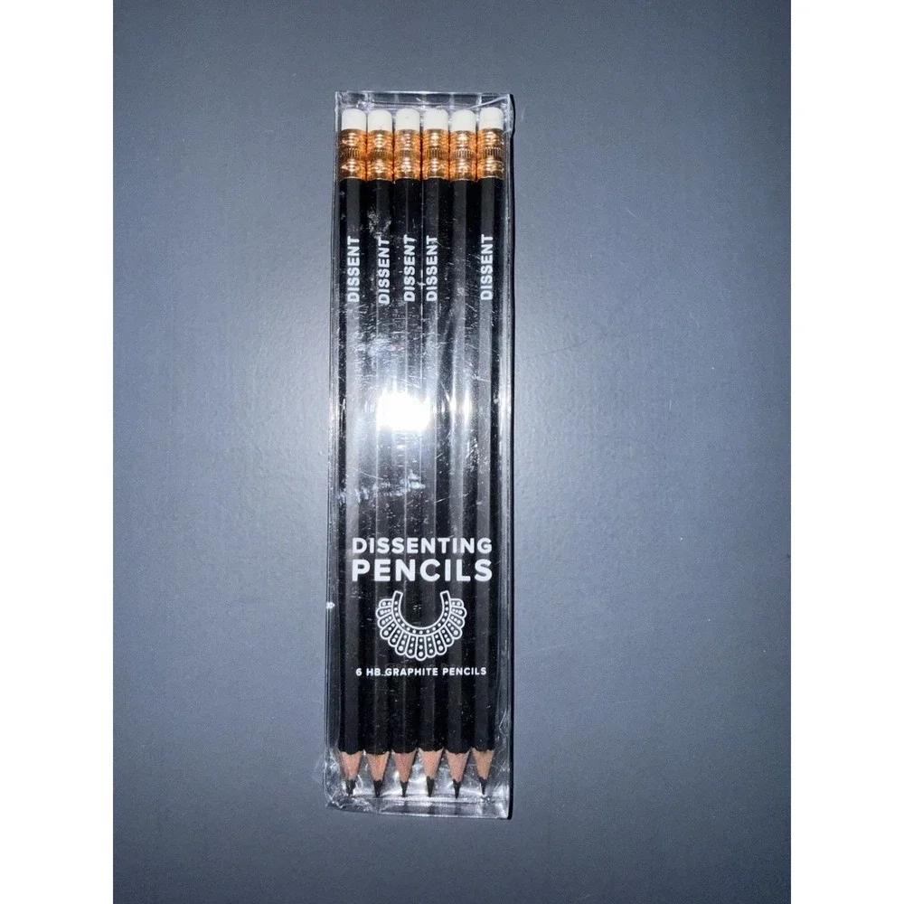 RBG Dissenting Pencils No. 2 Graphite Pencils MPN 11935 Ruth Bader Ginsburg